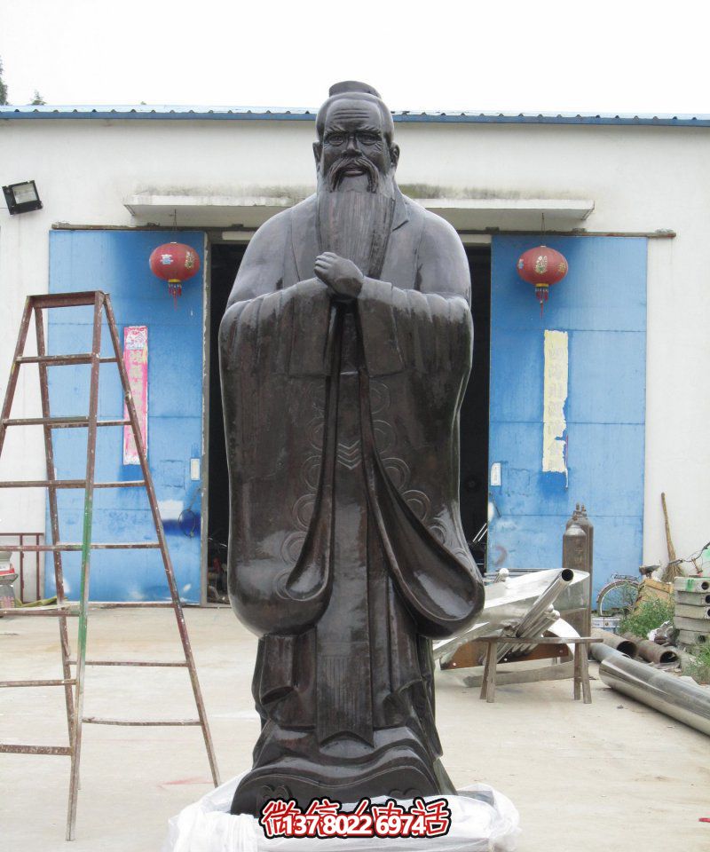 走进古典文化，探索老子青铜雕塑之美