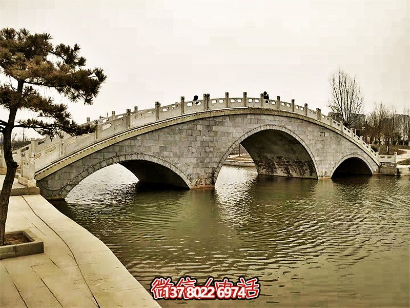 精美大理石景观石桥景观石栏杆，为您打造完美公园