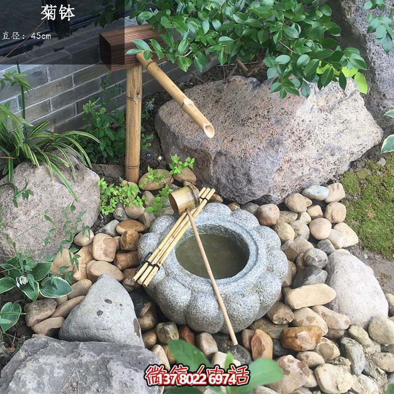 复古风格日式庭院喷泉 复古风格日式庭院喷泉
