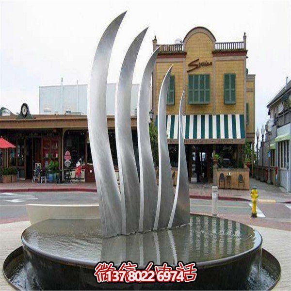 不锈钢户外抽象景观广场