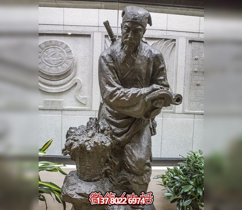 铸铜浮雕——给你的庭院园林带来李时珍时尚青铜雕风