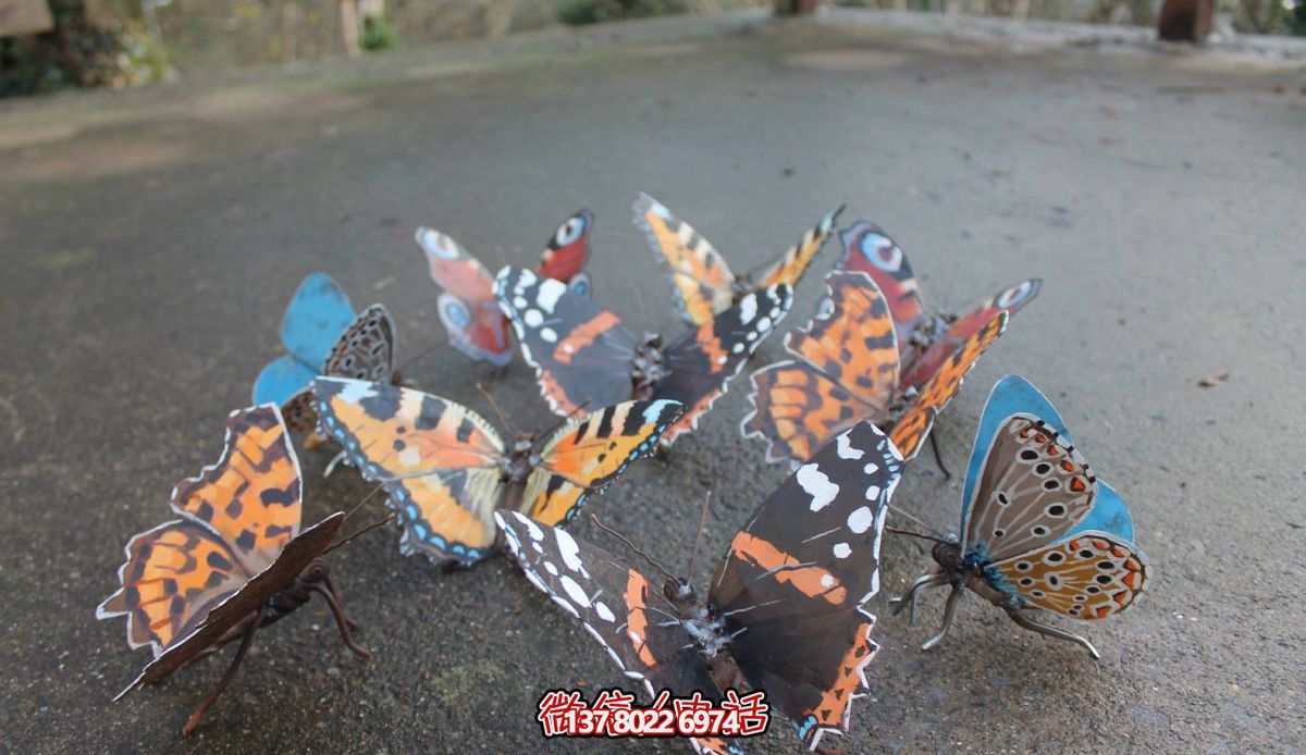 仿真玻璃钢蝴蝶雕塑 仿真玻璃钢蝴蝶雕塑