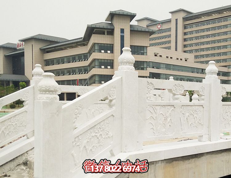 结合现代医疗技术的精美汉白玉石拱桥浮雕镂空雕 结合现代医疗技术的精美汉白玉石拱桥浮雕镂空雕