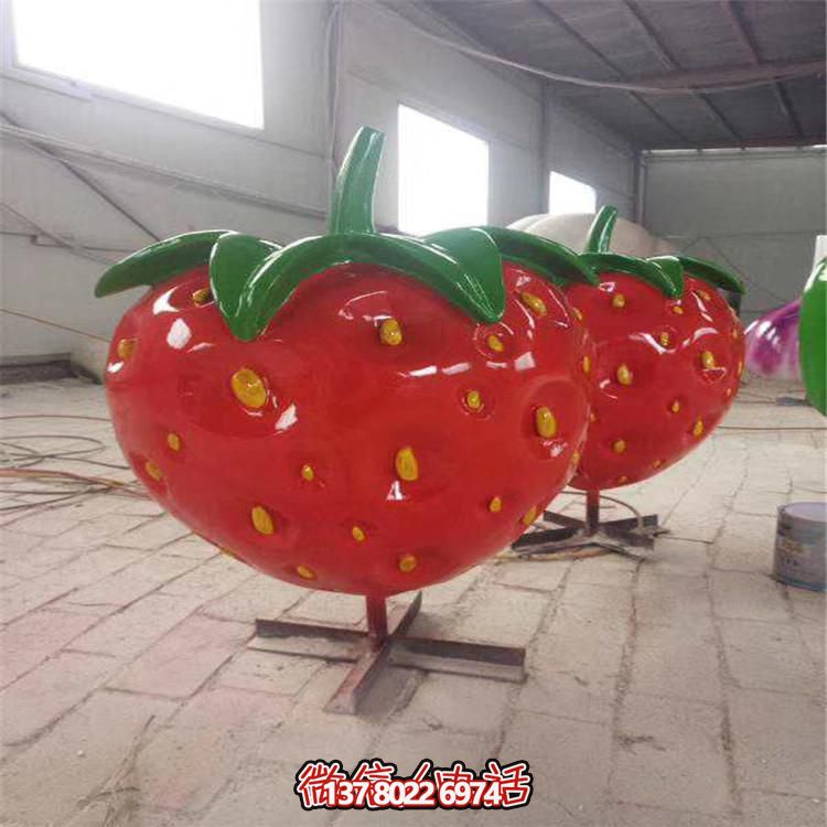 玻璃钢仿真水果景观园林农场草莓