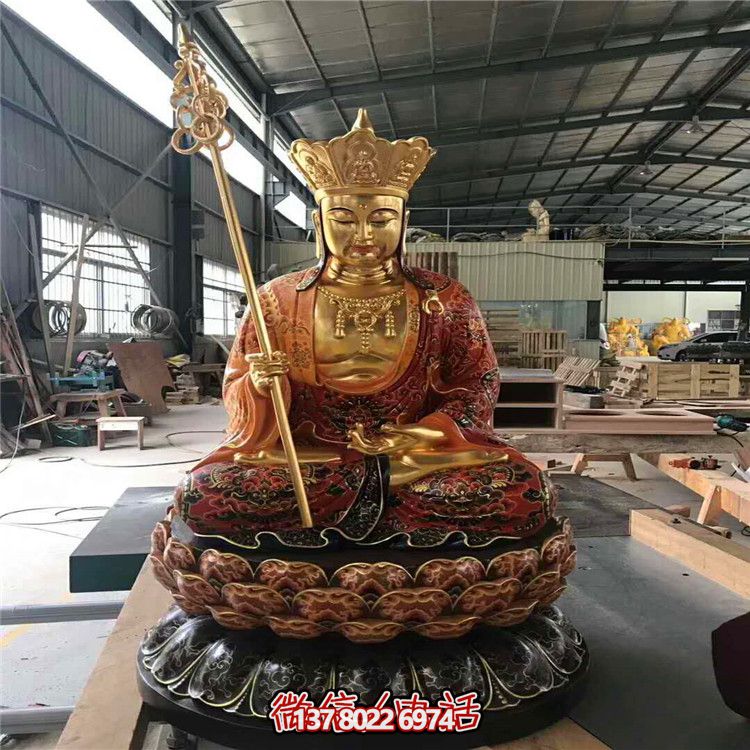 传统宗教雕塑-地藏王佛像 传统宗教雕塑-地藏王佛像