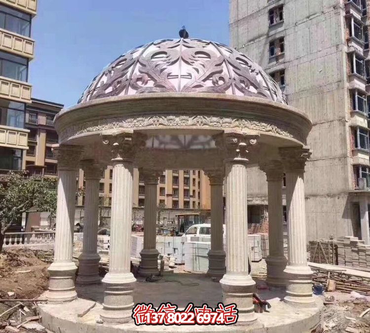 欧式罗马凉亭，营造优雅小区花园