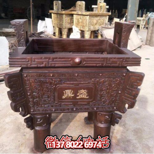 古典铜雕户外寺庙摆件