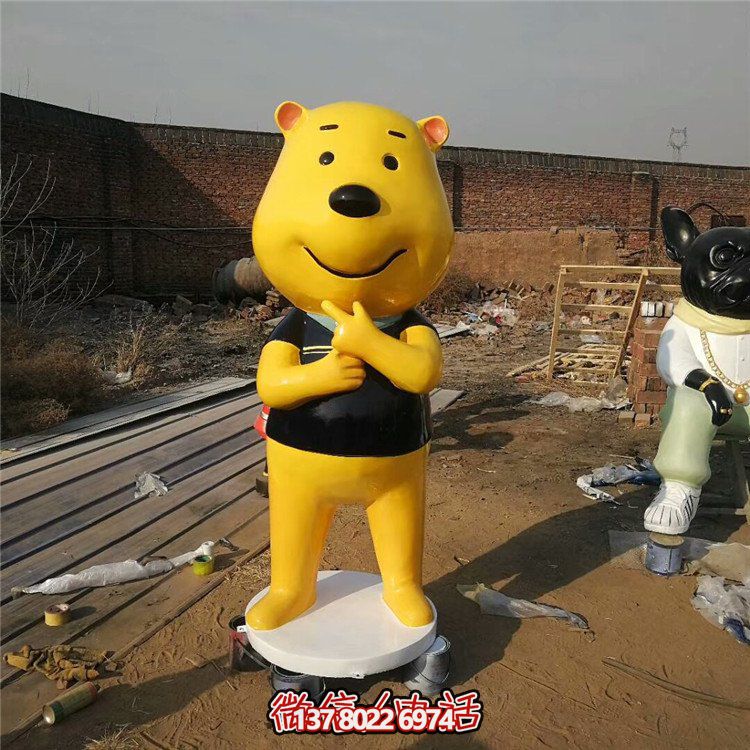 维尼熊大型美陈摆件雕塑