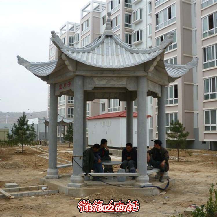 古典风情凉亭，点缀小区广场，让您休闲身心