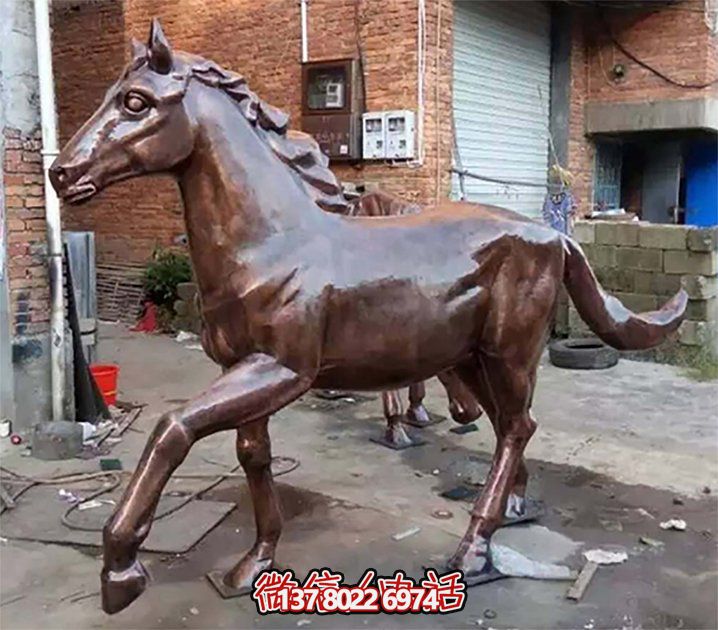 玻璃钢动物雕塑景观摆放，美化城市广场