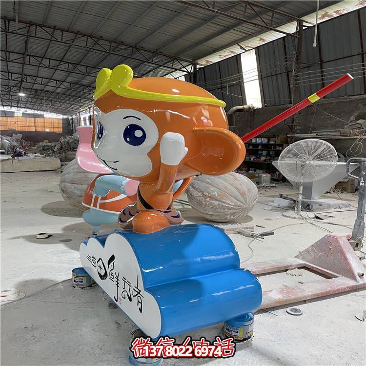 儿童摆件孙悟空玻璃钢动物卡通