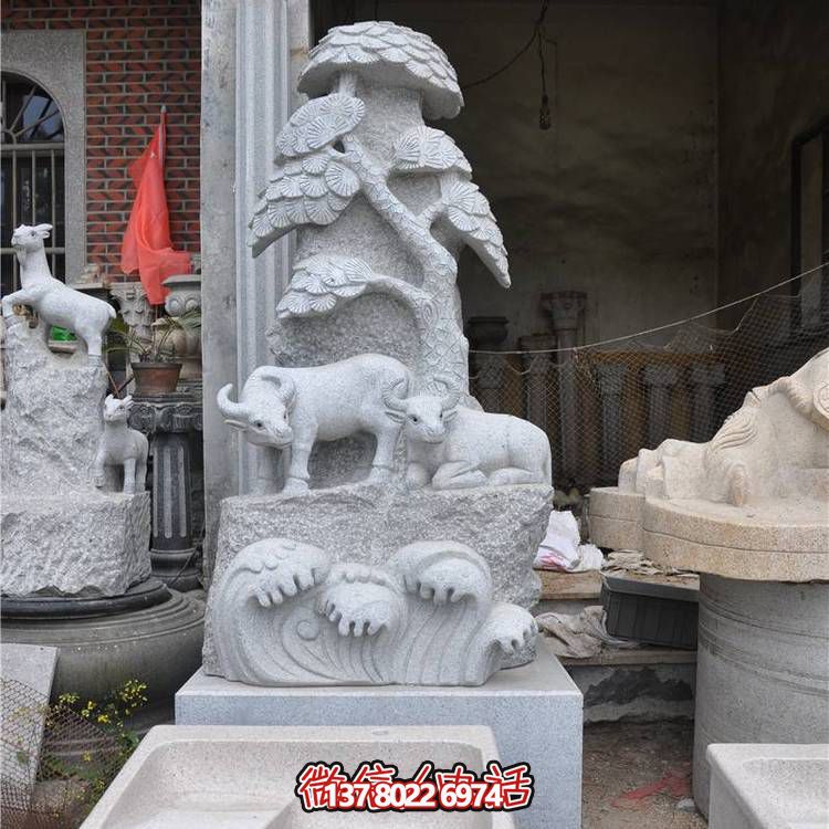 精美雕刻大理石景观摆件，为您的园林小区增添独特风采