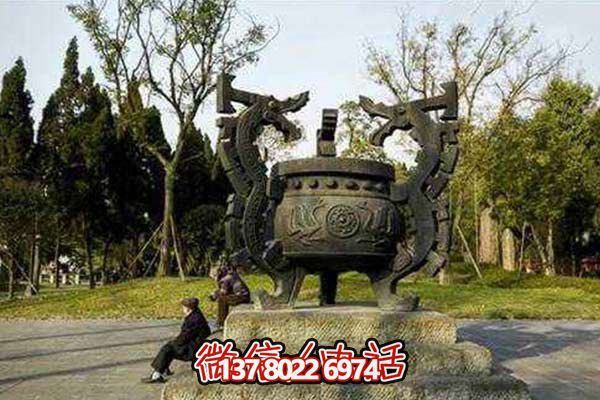 古典双龙青铜香炉摆件 古典双龙青铜香炉摆件