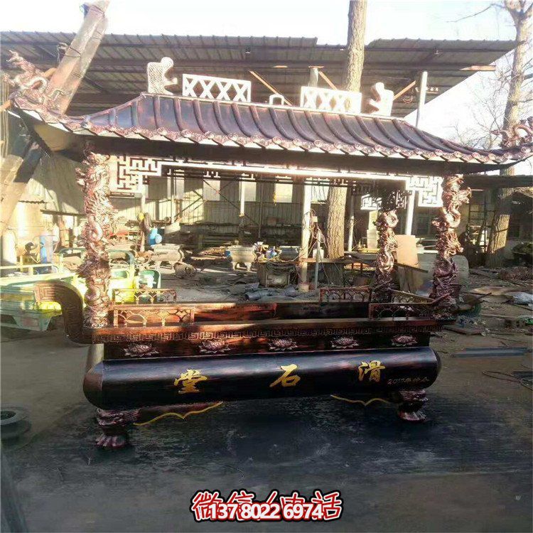 独特创意铜雕香炉，让你体验寺庙式神秘雕塑感受