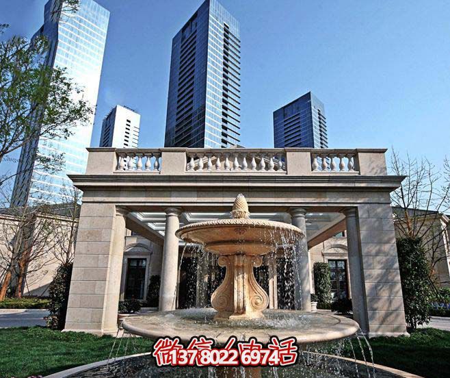 红晚霞下梦幻园林精致别墅园林景观设计 红晚霞下梦幻园林精致别墅园林景观设计