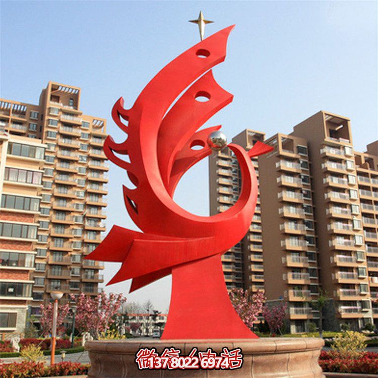 不锈钢景观标志，美化别墅小区