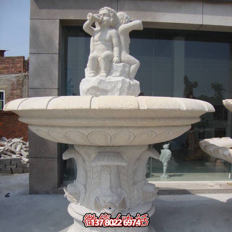 精致浪漫，欧式混搭喷泉景观装饰