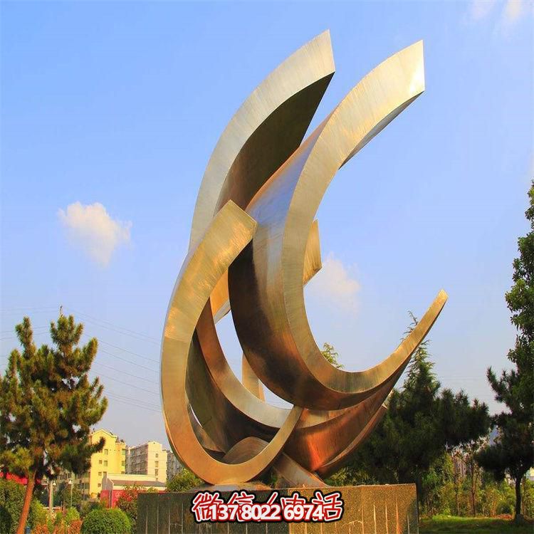 不锈钢创意抽象景观摆件——美妙家居空间的装饰优雅