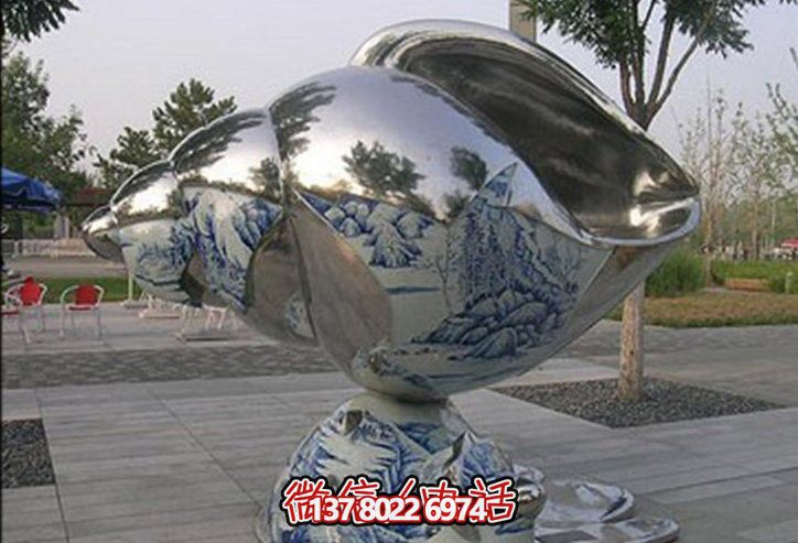 不锈钢海螺雕塑——为广场增添创意装点 不锈钢海螺雕塑——为广场增添创意装点