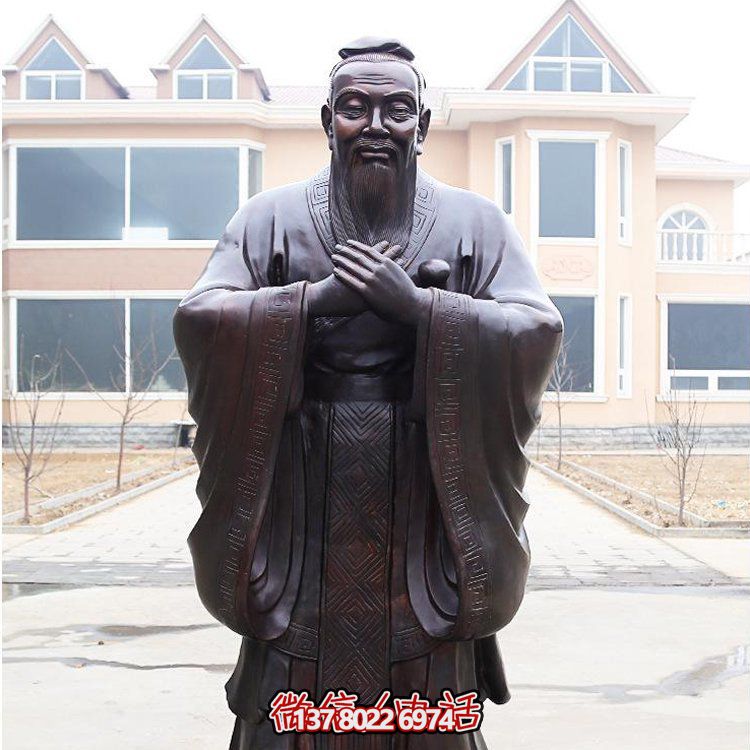 古代雕塑景观——让校园广场荣耀名人