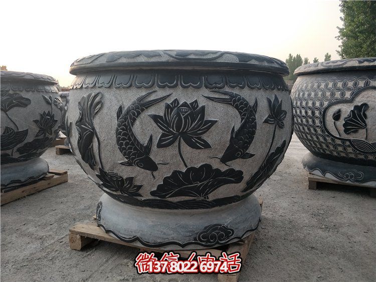 石雕鱼缸·梦幻花盆·完美养鱼池