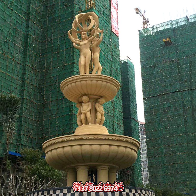 欧式大型喷泉铸就绚丽人物景观 欧式大型喷泉铸就绚丽人物景观