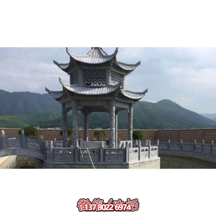 精美大理石雕塑凉亭，把艺术与实用完美结合