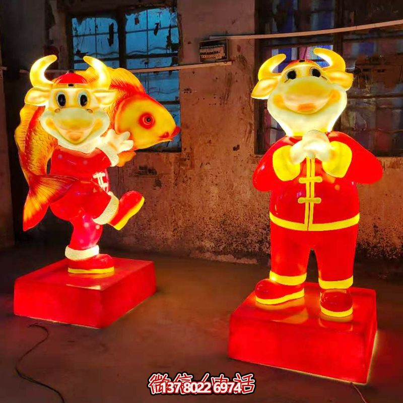 华尔街牛只有卡通创意的街道摆放 华尔街牛只有卡通创意的街道摆放