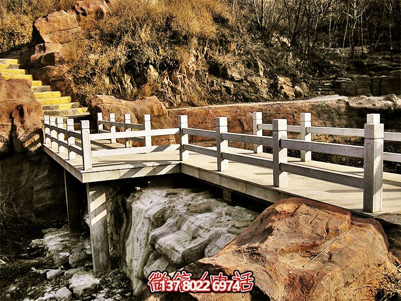 简易花岗岩小石桥栏杆 简易花岗岩小石桥栏杆