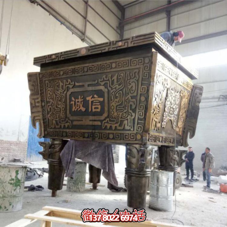铸铜大型长方形摆件——完美点缀广场