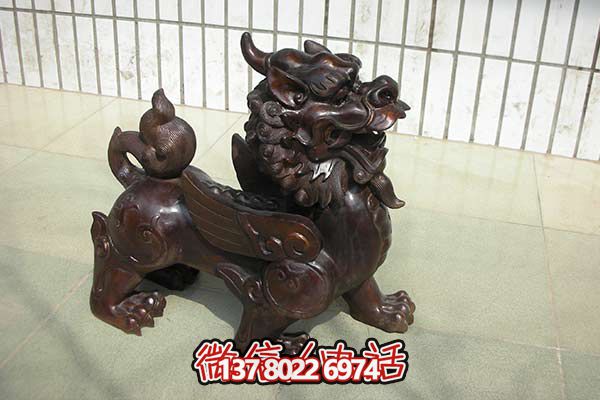 传统工艺玻璃钢貔貅雕塑装饰庭院小型 传统工艺玻璃钢貔貅雕塑装饰庭院小型