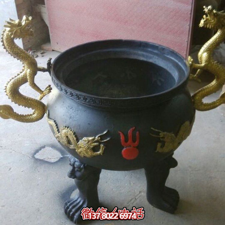 大型户外铜雕香炉雕塑