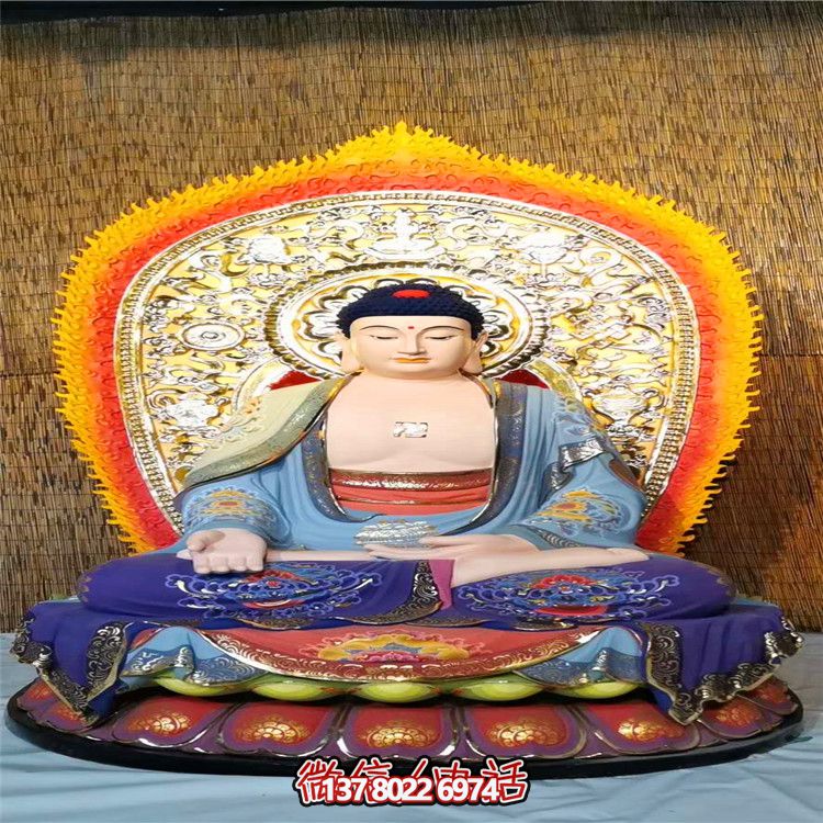 大型树脂彩绘庙宇三宝神佛雕塑 大型树脂彩绘庙宇三宝神佛雕塑