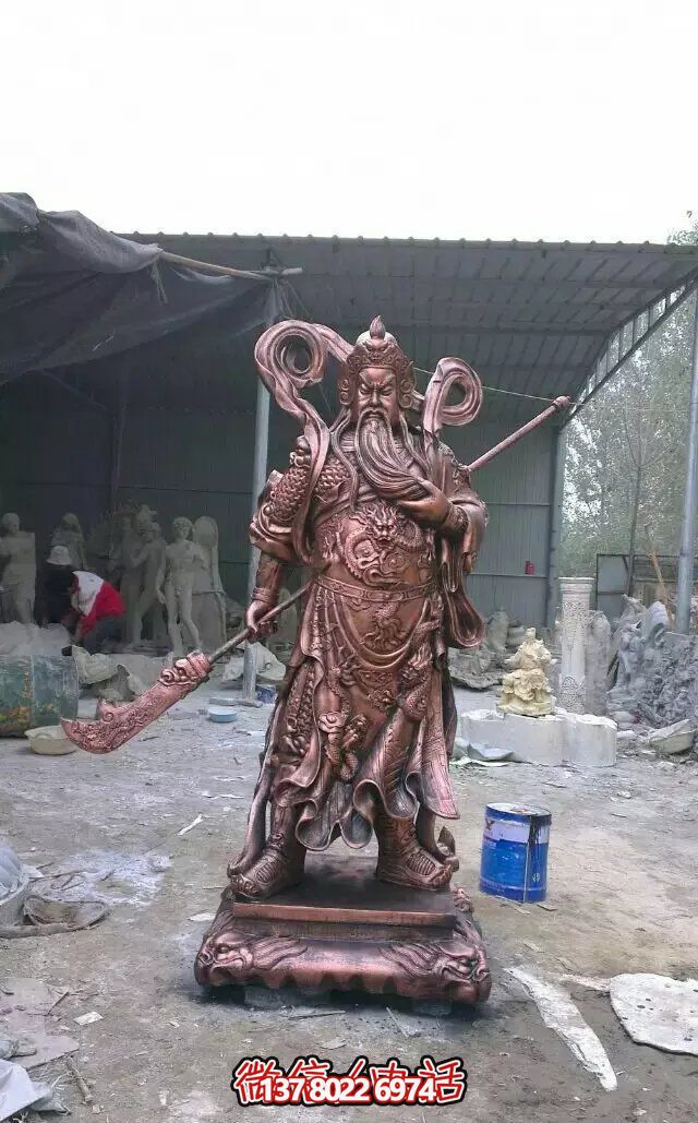 精致典雅的家居神佛关公铜雕雕塑 精致典雅的家居神佛关公铜雕雕塑