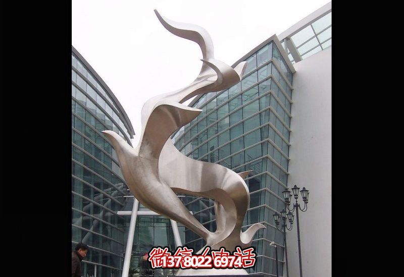 抽象不锈钢雕塑大雁 抽象不锈钢雕塑大雁