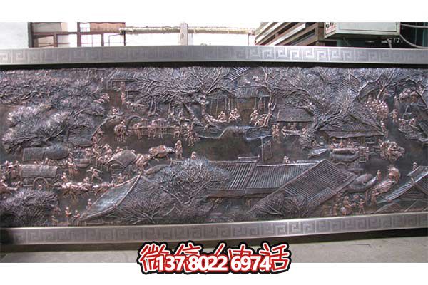 清明上河图浮雕，欣赏千年艺术精髓