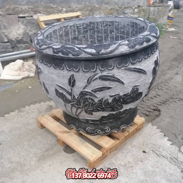 仿古鸳鸯圆形水缸