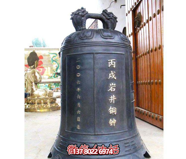 佛家传统青铜钟雕塑 佛家传统青铜钟雕塑