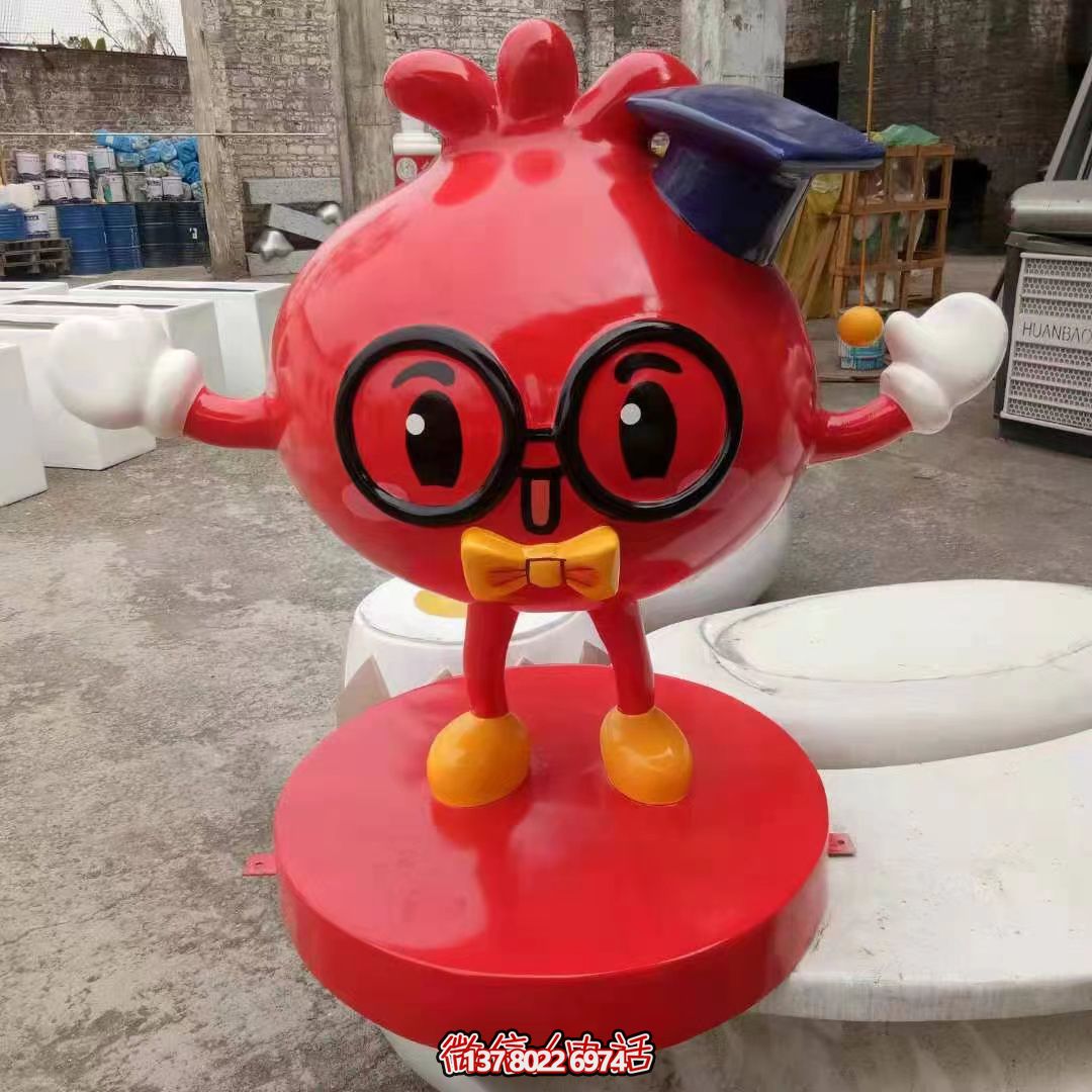 可爱的博士带眼镜美陈摆件 可爱的博士带眼镜美陈摆件