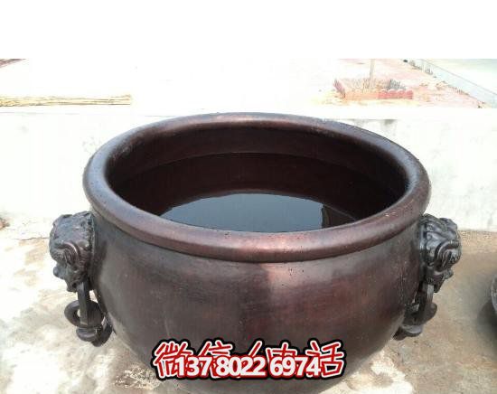 古典风格铜雕水缸 古典风格铜雕水缸