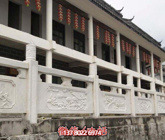农家院定制大理石栏杆雕塑 农家院定制大理石栏杆雕塑