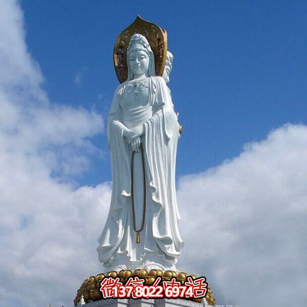 大型景区景点石雕观音菩萨雕塑 大型景区景点石雕观音菩萨雕塑