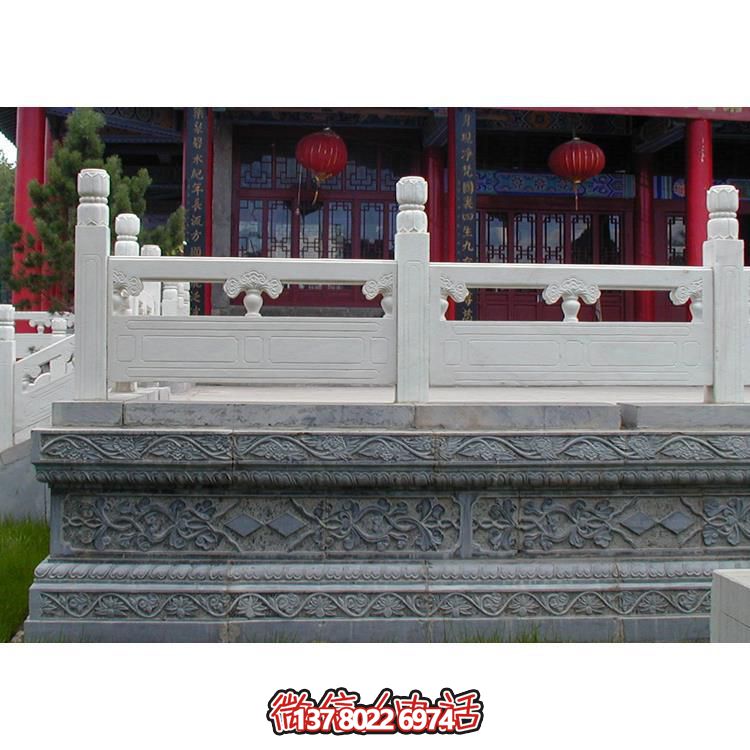 质感卓越，自然美观的花岗岩台阶栏杆围栏