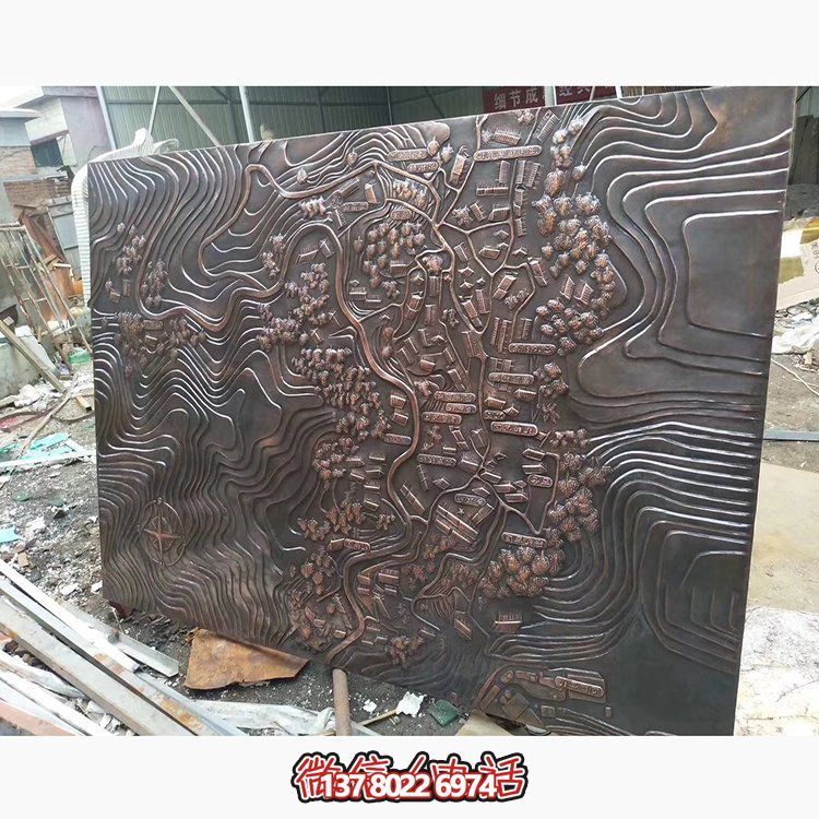 精致雅致的园林景观浮雕、壁画及雕塑装置的完美结合
