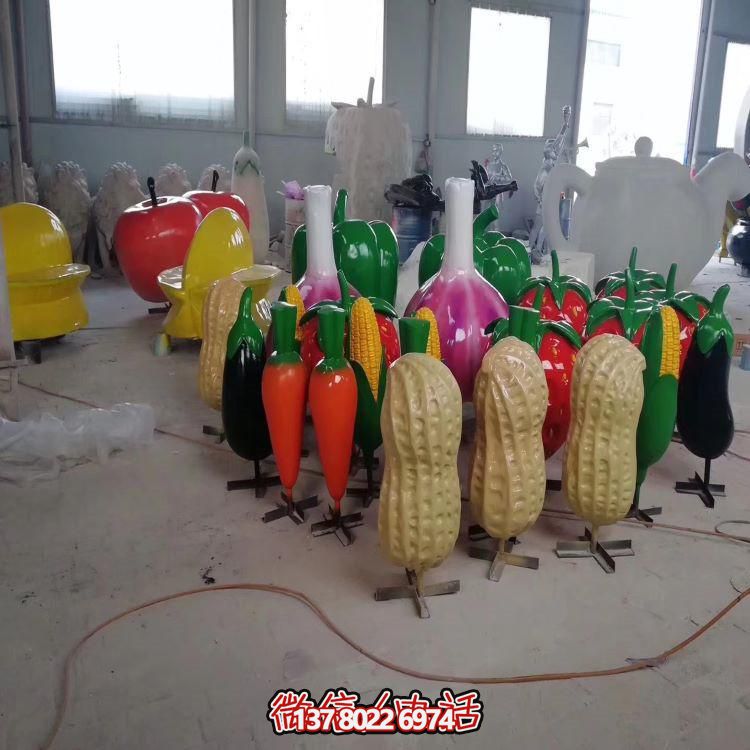 高品质玻璃钢雕塑，为您的园林景观提供新鲜水果蔬菜