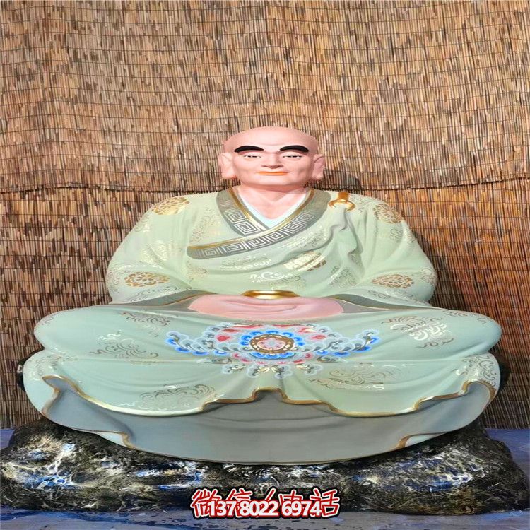杰出的玻璃钢佛像彩绘大型景观雕塑——十八罗汉 杰出的玻璃钢佛像彩绘大型景观雕塑——十八罗汉