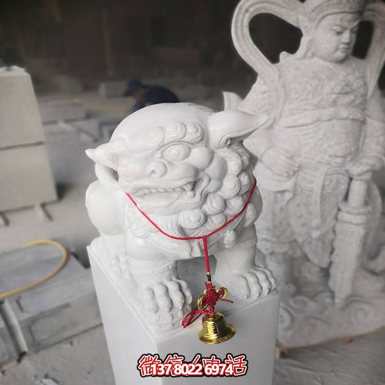 雕塑艺术家手工制作的大型户外园林景观镇宅招财石狮子