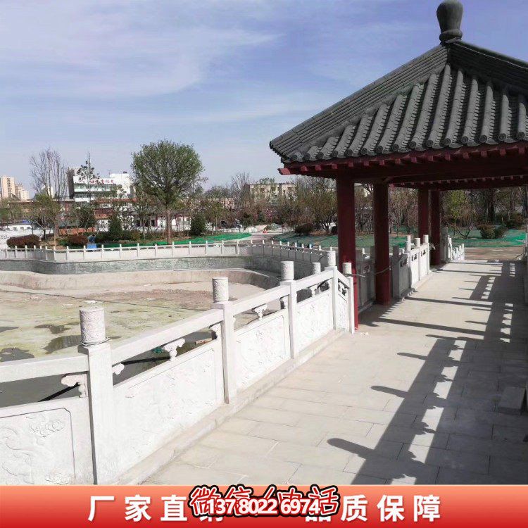 “精美绝伦的园林景观栏杆雕塑—精致细致的艺术美学”