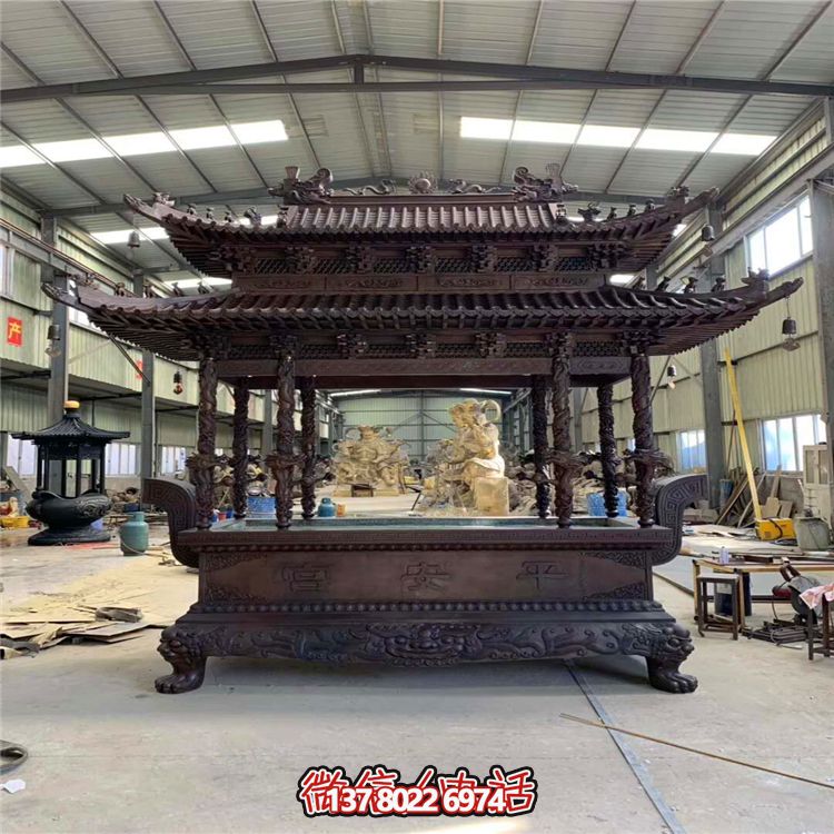 传统仿古宝鼎铸铜香炉 传统仿古宝鼎铸铜香炉