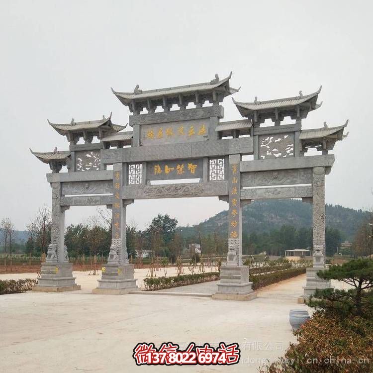 大型古建筑石雕及牌坊雕塑——辟邪陵园